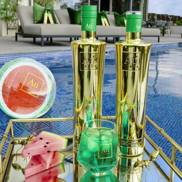 Au Vodka Green Watermelon 4 Au Vodka Green Watermelon - Image 2
