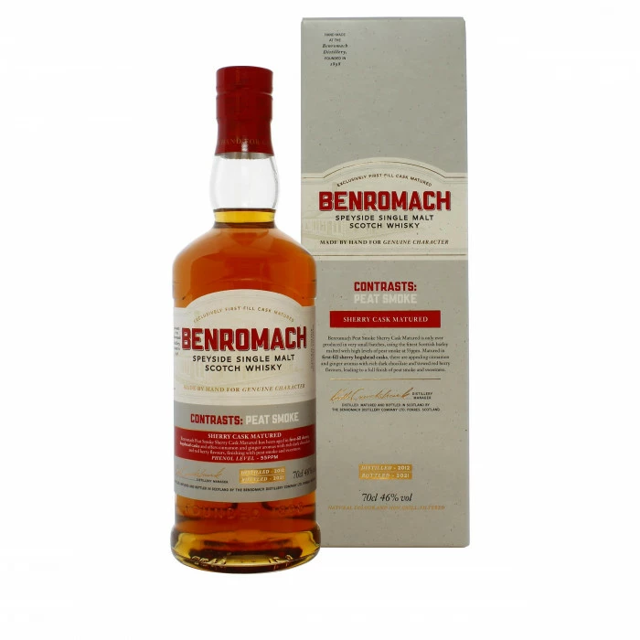 Benromach 2012 Peat Smoke Sherry Cask Matured 3 Benromach 2012 Peat Smoke Sherry Cask Matured