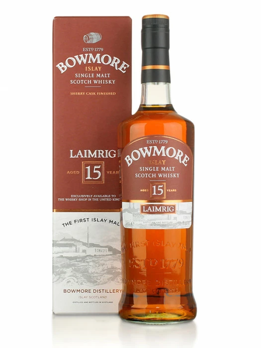 Bowmore Laimrig 15 Year Old With Free Glass 3 Bowmore Laimrig 15 Year Old With Free Glass