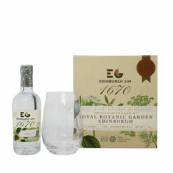 Edinburgh Gin 1670 20cl & Glass Gift Box