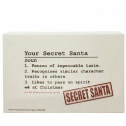 Secret Santa Christmas Gin Gift Set -UK Liquor Sales 2024 giftbox secretsanta box ps