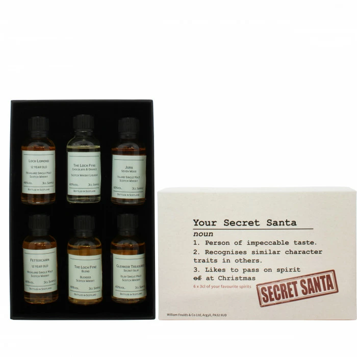 Secret Santa Christmas Whisky Gift Set 4 Secret Santa Christmas Whisky Gift Set - Image 2