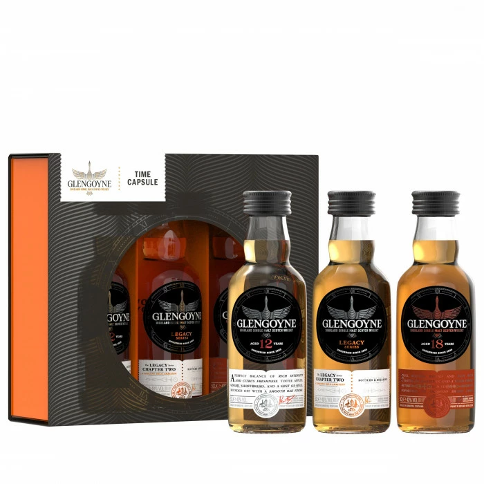 Glengoyne Time Capsule Miniature Pack 3x5cl 3 Glengoyne Time Capsule Miniature Pack 3x5cl