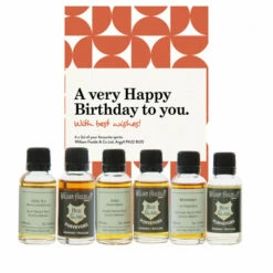 Happy Birthday Best Wishes Orange 6x3cl Whisky Gift Pack