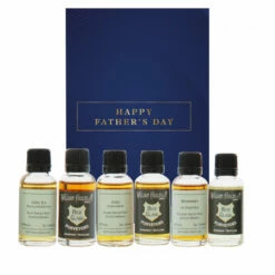 Happy Father's Day Blue & Gold 6x3cl Whisky Gift Pack