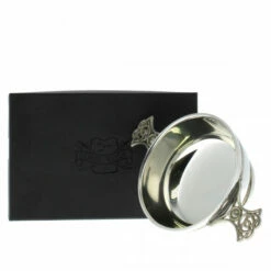 Quaich Celtic Weave Handle 4oz