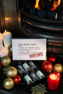 Secret Santa Christmas Gin Gift Set -UK Liquor Sales 2024 secretsanta gin lifestyle