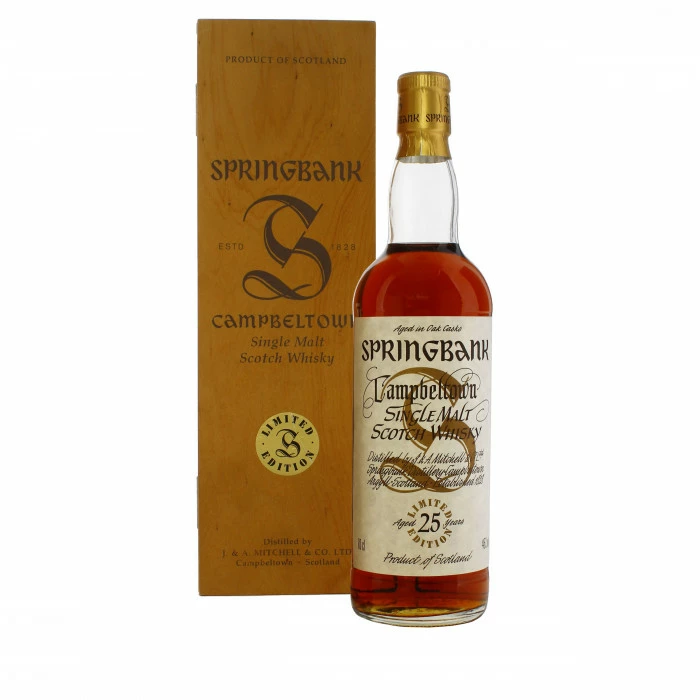 Springbank 25 Year Old Millennium Limited Edition 3 Springbank 25 Year Old Millennium Limited Edition