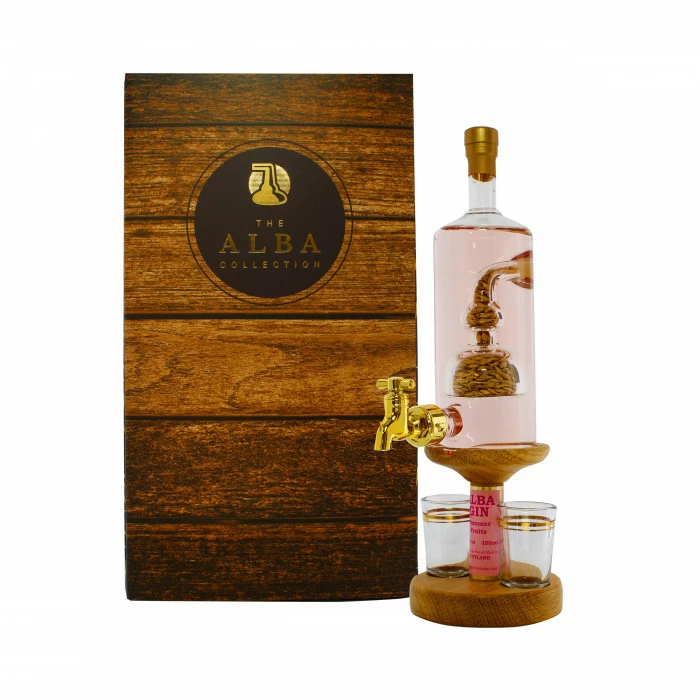 Stylish Barley Gin Decanter With 2 Glasses 3 Stylish Barley Gin Decanter With 2 Glasses
