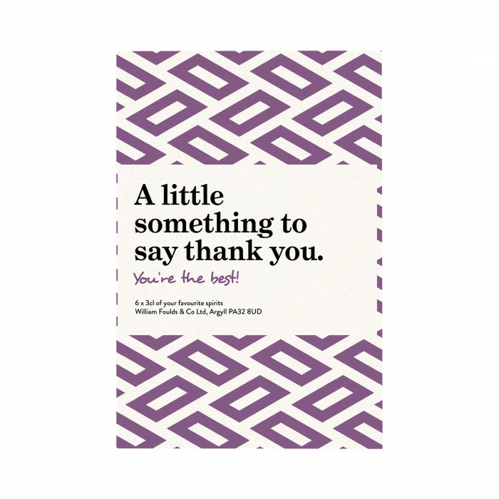 You're The Best Purple 6x3cl Whisky Gift Pack 5 You're The Best Purple 6x3cl Whisky Gift Pack - Image 3